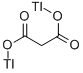 Thallous malonate Struktur