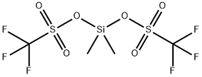 DIMETHYLBIS(TRIFLUOROMETHYLSULFONYLOXY)SILANE Struktur