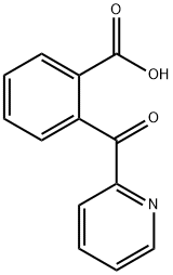 2-(pyridine-2-carbonyl)benzoic acid Struktur