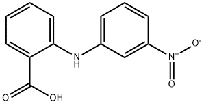 N-(3-Nitrophenyl)anthanilic acid Struktur