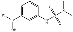 3-(N,N-DIMETHYLSULFAMOYLAMINO)PHENYLBORONIC ACID Struktur