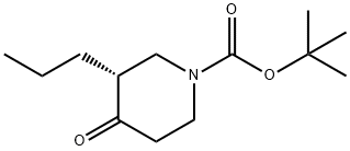 1-BOC-3-PROPYL-PIPERIDIN-4-ONE Struktur