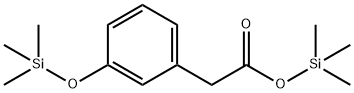 m-(Trimethylsilyloxy)phenylacetic acid trimethylsilyl ester Struktur