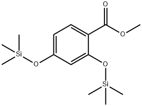 2,4-Bis[(trimethylsilyl)oxy]benzoic acid methyl ester Struktur