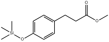 p-[(Trimethylsilyl)oxy]hydrocinnamic acid methyl ester Struktur