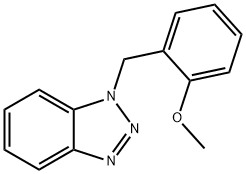 1-(o-Methoxybenzyl)-1H-benzotriazole Struktur