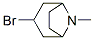 8-Azabicyclo(3.2.1)octane, 3-bromo-8-methyl-, endo- Struktur