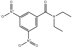 BenzaMide, N,N-diethyl-3,5-dinitro- Struktur