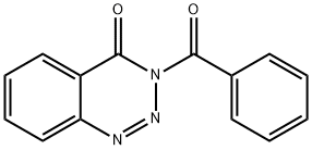 3-Benzoyl-1,2,3-benzotriazin-4(3H)-one Struktur