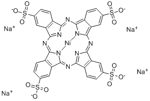 NICKEL(II) PHTHALOCYANINE-TETRASULFONIC ACID TETRASODIUM SALT Struktur