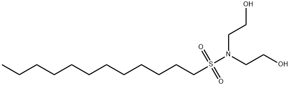 N,N-Bis(2-hydroxyethyl)-1-dodecanesulfonamide Struktur