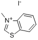 3-METHYLBENZOTHIAZOLIUM IODIDE Struktur