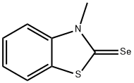 3-methylbenzothiazole-2(3H)-selone Struktur