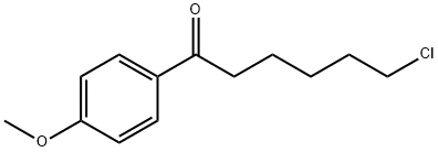 6-CHLORO-1-(4-METHOXYPHENYL)-1-OXOHEXANE Struktur