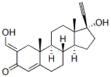 17alpha-hydroxy-2-(hydroxymethylene)pregn-4-en-20-yn-3-one, 2787-02-2, 結(jié)構(gòu)式