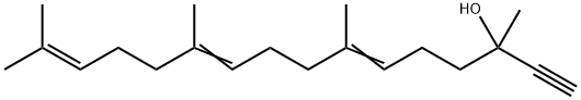 3,7,11,15-Tetramethyl-6,10,14-hexadecatrien-1-yn-3-ol Struktur