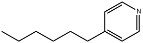 4-hexylpyridine Struktur