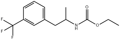 N-[1-Methyl-2-[3-(trifluoromethyl)phenyl]ethyl]carbamic acid ethyl ester Struktur