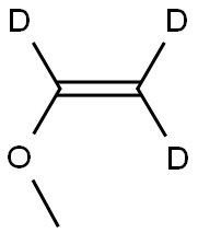 METHYL VINYL-D3 ETHER Struktur