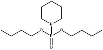 Piperidinophosphonic acid dibutyl ester Struktur