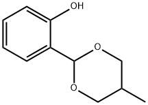 Phenol, o-(5-methyl-m-dioxan-2-yl)- (8CI) Struktur