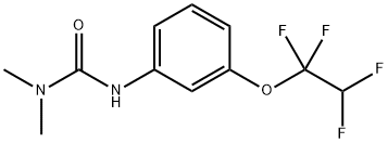 1,1-dimethyl-3-[3-(1,1,2,2-tetrafluoroethoxy)phenyl]urea Struktur