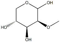 2-O-Methyl-L-lyxopyranose Struktur