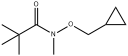 Propanamide,  N-(cyclopropylmethoxy)-N,2,2-trimethyl- Struktur