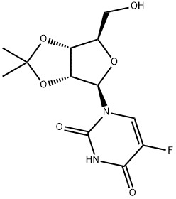 5-fluoro-1-[(2R,4R)-4-(hydroxymethyl)-7,7-dimethyl-3,6,8-trioxabicyclo[3.3.0]oct-2-yl]pyrimidine-2,4-dione Struktur