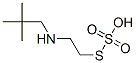 Thiosulfuric acid hydrogen S-[2-[(2,2-dimethylpropyl)amino]ethyl] ester Struktur