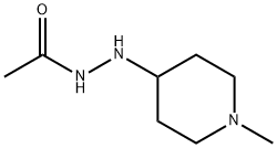 N'-(N-methyl-4-piperidyl)acetohydrazide  Struktur