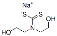 sodium bis(2-hydroxyethyl)dithiocarbamate Struktur