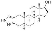 17b-Hydroxy-5a-androstano[3,2-c]pyrazole Struktur