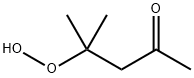 4-hydroperoxy-4-methylpentan-2-one Struktur