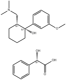 (+)-CIS-TRAMADOL (S)-(+)-MANDELATE Struktur