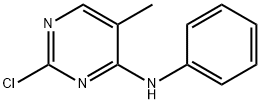 (2-chloro-5-methyl-pyrimidin-4-yl)-phenyl-amine Struktur