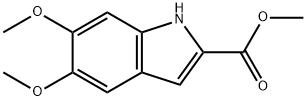 METHYL 5,6-DIMETHOXY-1H-INDOLE-2-CARBOXYLATE Struktur