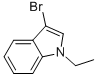 3-BROMO-1-ETHYL-1H-INDOLE Struktur