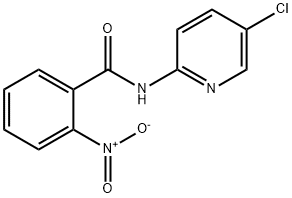 N-(5-chloropyridin-2-yl)-2-nitrobenzamide Struktur