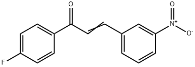 3-NITRO-4'-FLUOROCHALCONE Struktur