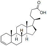 chol-3-en-24-oic acid Struktur