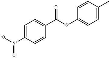 4-Nitrothiobenzoic acid S-p-tolyl ester Struktur