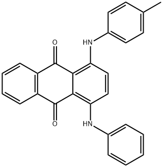 1-[(4-methylphenyl)amino]-4-(phenylamino)anthraquinone Struktur