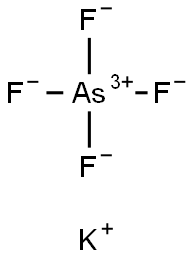 POTASSIUM TETRAFLUOROARSENITE Struktur