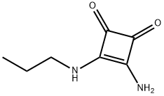 3-AMino-4-(propylaMino)-3-cyclobutene-1,2-dione Struktur