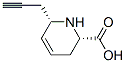 2-Pyridinecarboxylicacid,1,2,3,6-tetrahydro-6-(2-propynyl)-,(2S,6S)-(9CI) Struktur