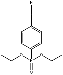 (4-CYANO-PHENYL)-PHOSPHONIC ACID DIETHYL ESTER Struktur