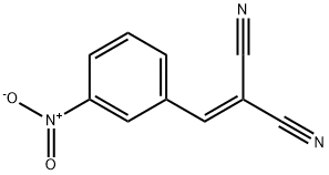 2-(3-Nitrobenzylidene)propanedinitrile Struktur