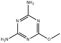 2,4-DIAMINO-6-METHOXY-1,3,5-TRIAZINE Struktur