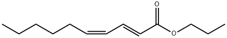 propyl (2E,4Z)-2,4-decadienoate Struktur